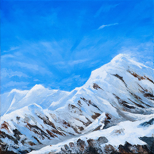 Original oil painting by Hastings artist Jon 'Huldrick' Wilhelm.