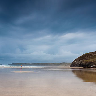 Photograph of Perranporth Beach by Hastings Photographer Jon "Huldrick' Wilhelm.