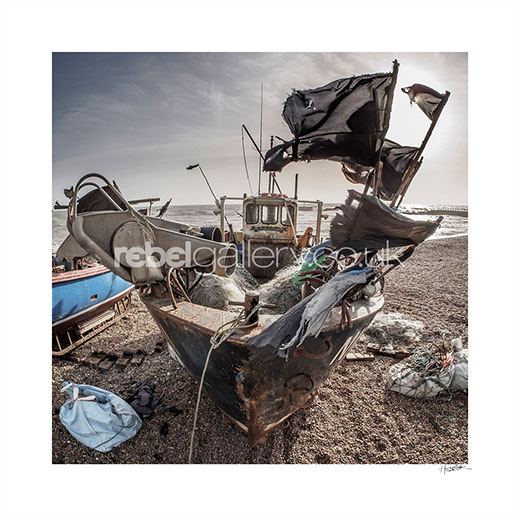 Photograph of Hastings trawler by Hastings Photographer Jon Huldrick Wilhelm.