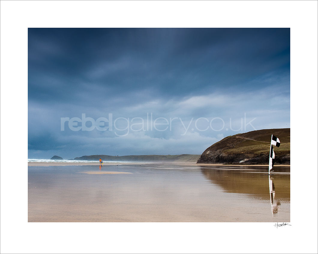 Photograph of Perranporth Beach by Jon Huldrick Wilhelm.