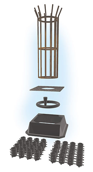 3D Cad Tree Pit illustration by Huldrick.